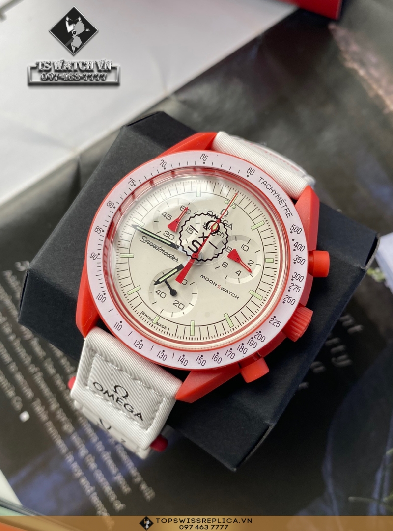OMEGA X SWATCH MOONSWATCH Mission to Mars New 2022 Replica