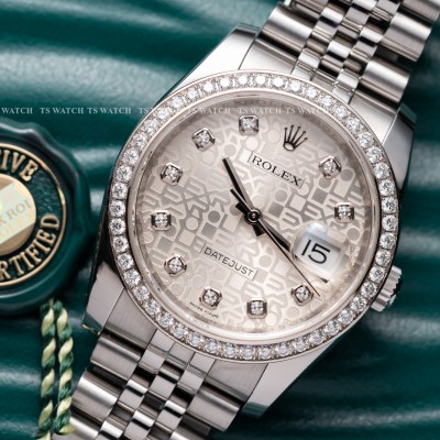 Rolex Datejust 31 178384 Mặt Số Vi Tính Bạc