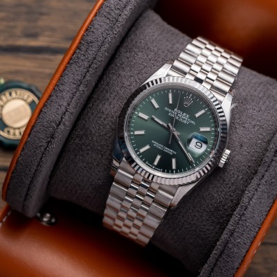 Rolex DateJust 36MM 126234 Dial Green Lume Steel VS Factory Rep 1:1