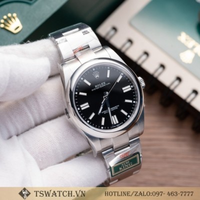 Rolex Oyster Perpetual 41MM 126300 Stainless Steel Black Index Dial King Factory Rep 1:1