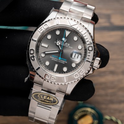 Rolex Yacht-Master 40 126622 Steel And Platinum Bezel Grey Dial Rep 1:1
