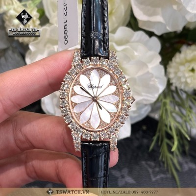 Chopard L'Heure Du Diamant Rose Gold Full Diamond 139383 Rep 1:1