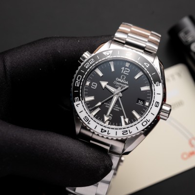 Omega Seamaster Planet Ocean 600M GMT Co-Axial Master Chronometer 215.30.44.22.01.001 Rep 1:1