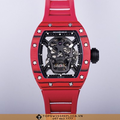Richard Mille RM 52-01 RED Carbon TPT Skull nhà máy JB