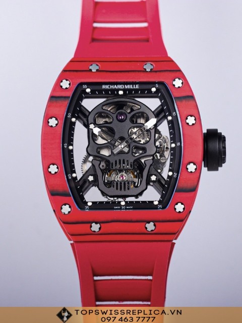Richard Mille RM 52-01 RED Carbon TPT Skull nhà máy JB