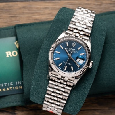 ROLEX OYSTER PERPETUAL 126234-0017 Blue Dial VS Factory rep 1:1