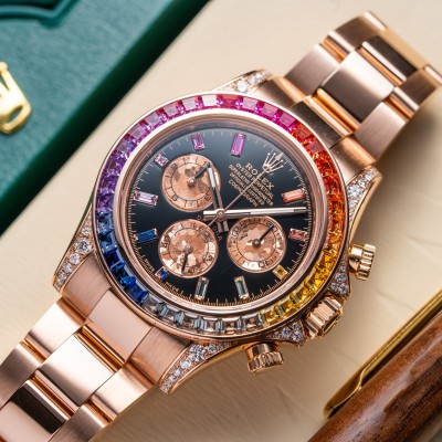Rolex Oyster Perpetual Cosmograph Daytona Rainbow 116595RBOW Rep 1:1